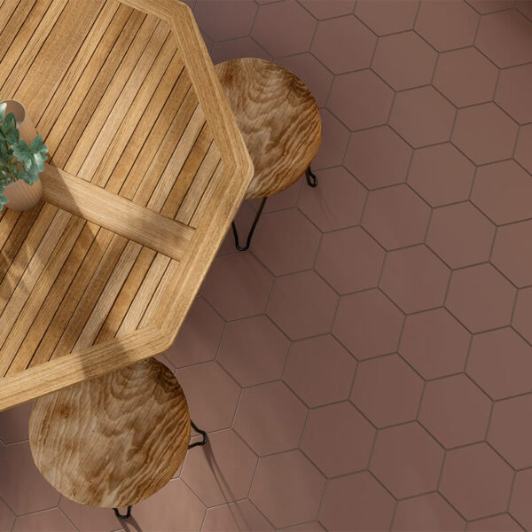 Cotto Terracotta hex hexagon wall tile floor toronto ontario kitchen