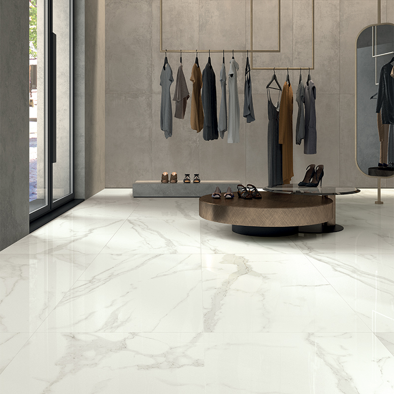 Muse 2 white marble stone wall tile floor kitchen backsplash toronto ontario canada