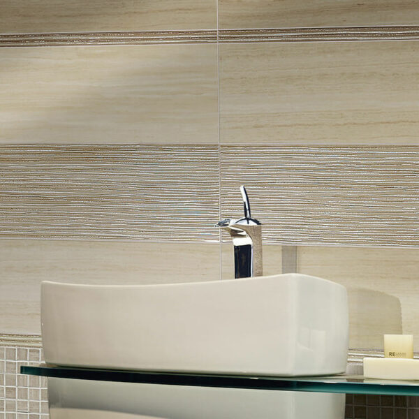 Tile beige cream bathroom shower floor wall tile Tilemaster Canada Ontario Toronto