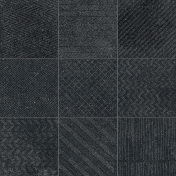 black accent wall tile pattern decor kitchen backsplash bathroom shower toronto ontario canada skew1